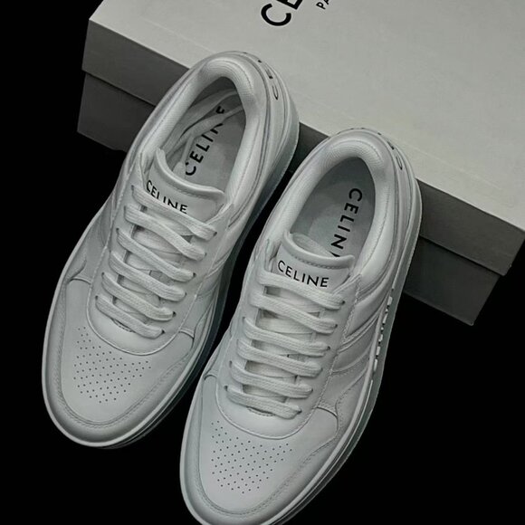 Celine calfskin trainer - Picture 5 of 8